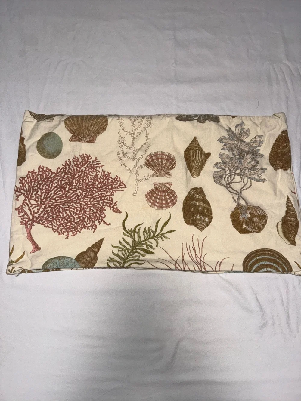 Pottery Barn Atlantic sea creature life  pillow cover